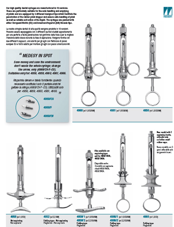 I001-3 Inox Syringes