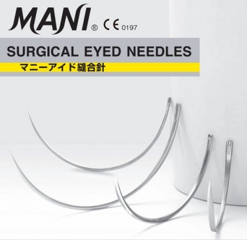 MANI SURGICAL EYED NEEDLES