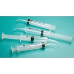 Curved utility syringes