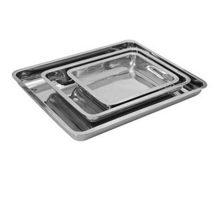 Stainless steel trays (big)