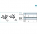 Stainless steel impressional trays SET 6002/KIT